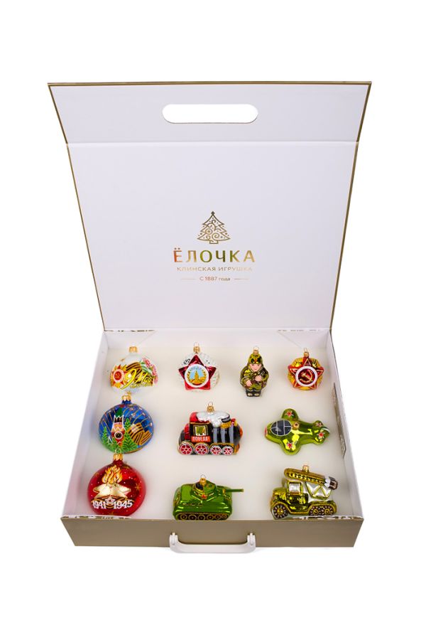 Набор елочных украшений Салют Победы С2215