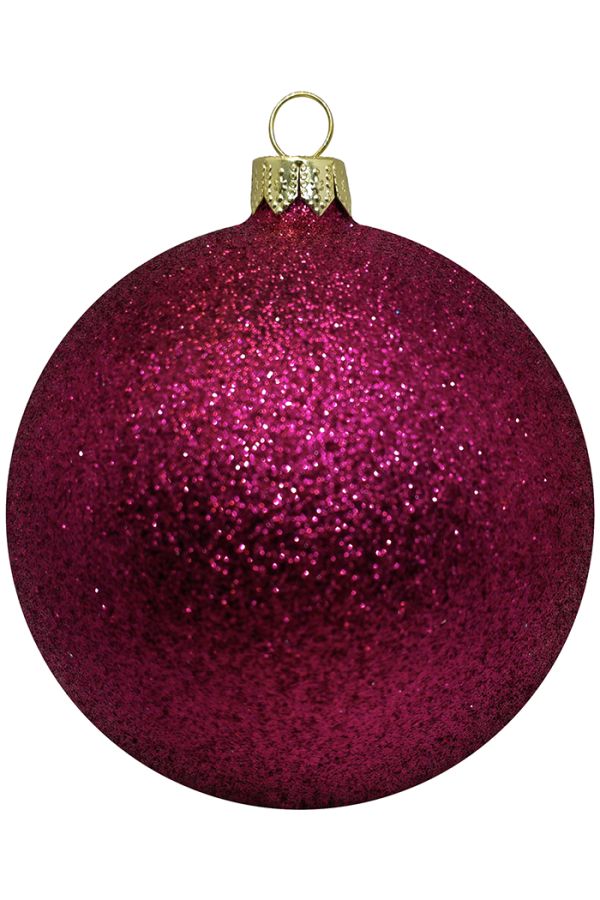 Пластиковый шар Искристый 11,5 и 13,5 вишневый