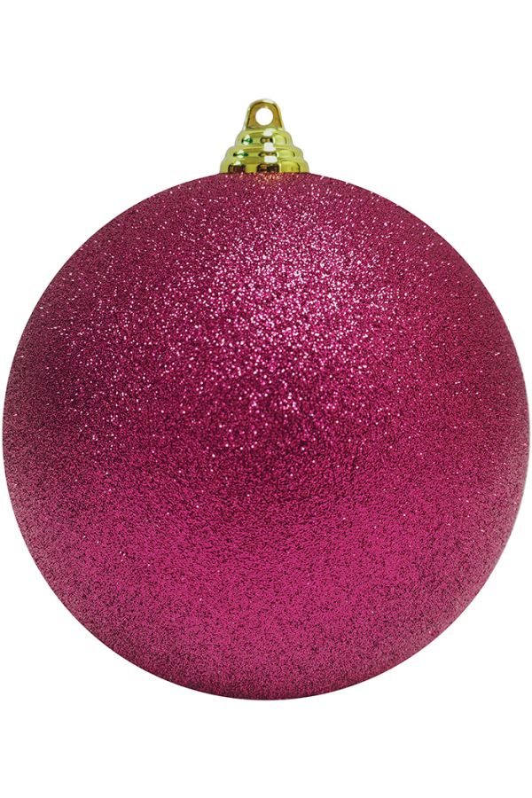 Пластиковый шар Искристый от 12 до 50 см вишневый