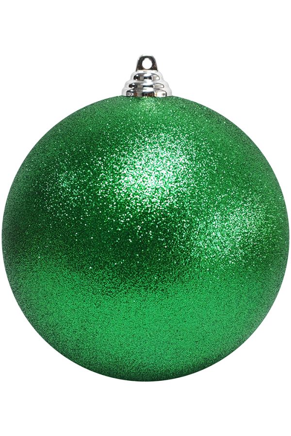 Пластиковый шар Искристый от 11,5 до 50 см зеленый
