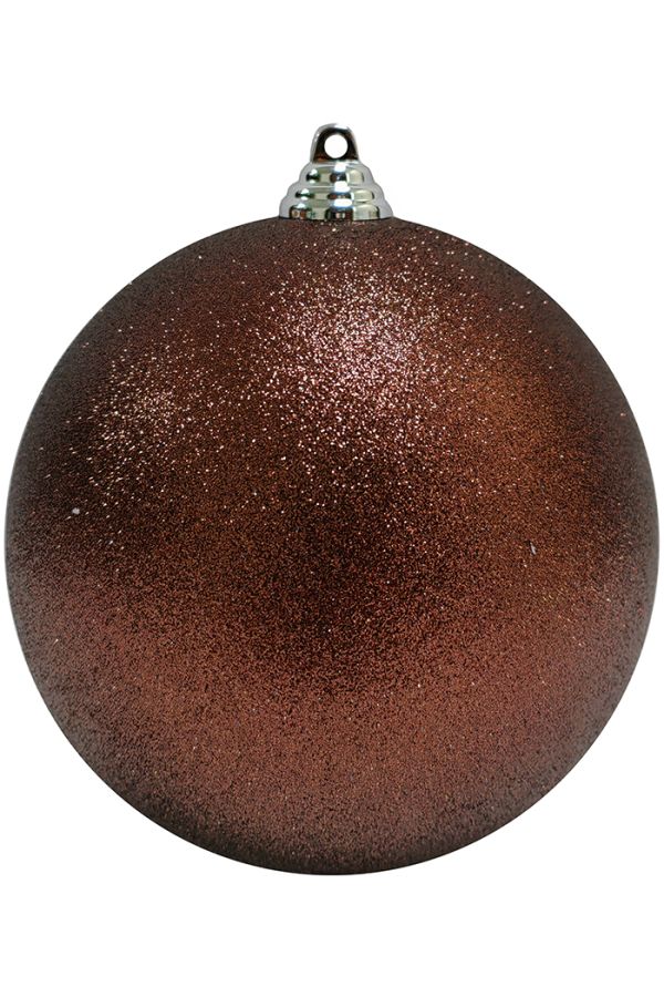 Пластиковый шар Искристый от 12 до 50 см коричневый