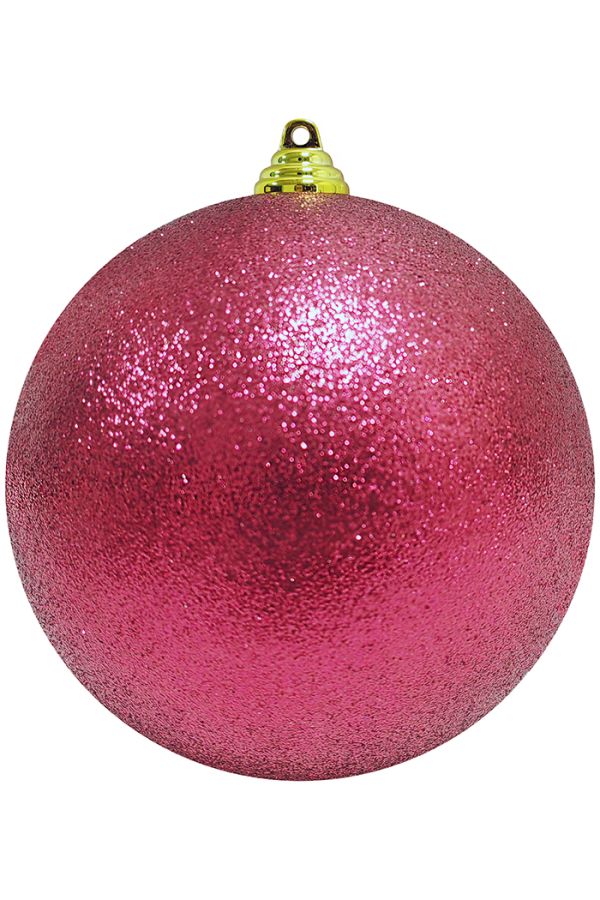 Пластиковый шар Искристый от 12 до 50 см малиновый