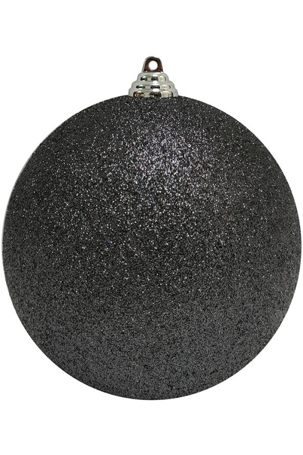 Пластиковый шар Искристый от 12 до 50 см черный