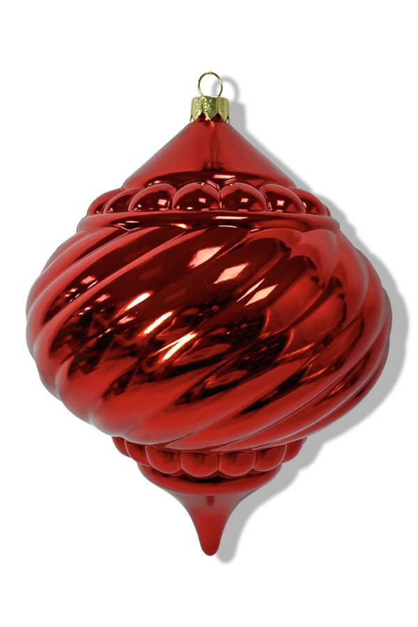 Украшение пластиковое Луковица витая  19см