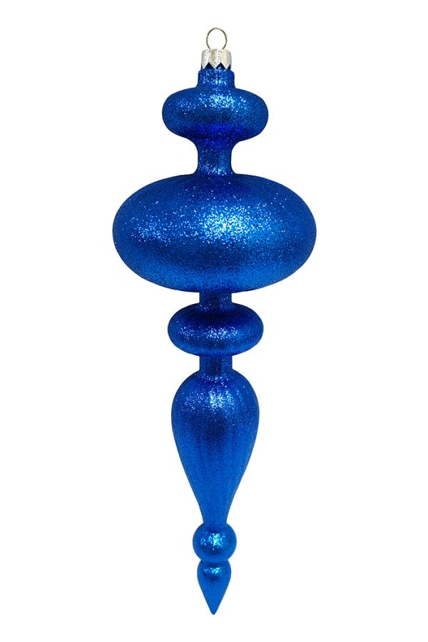 Украшение пластиковое Сосулька Праздничная Искристая 34см