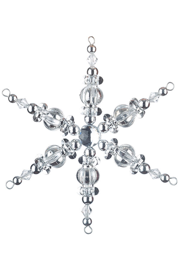 Елочное украшение Снежинка В10424