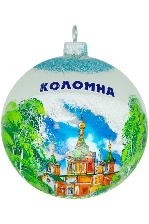 Елочное украшение Шар Праздничный  Брусенский монастырь НП-1120