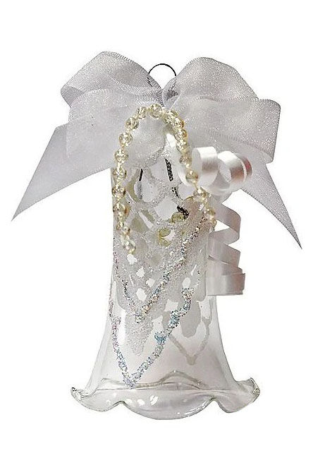 Елочное украшение Колокольчик Хрустальный С1169