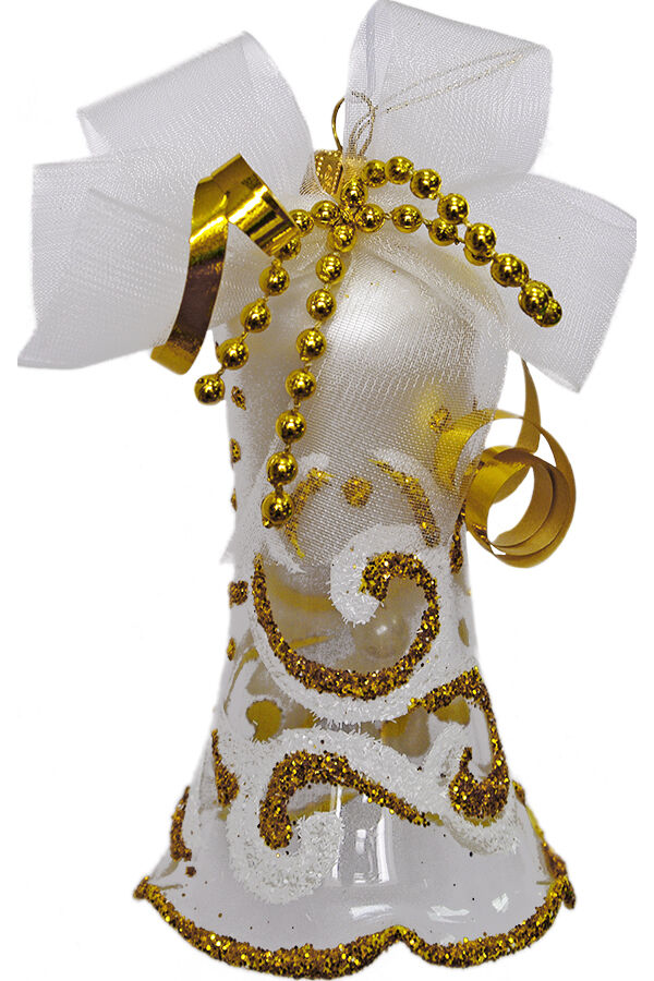 Елочное украшение Колокольчик Узорный С1581