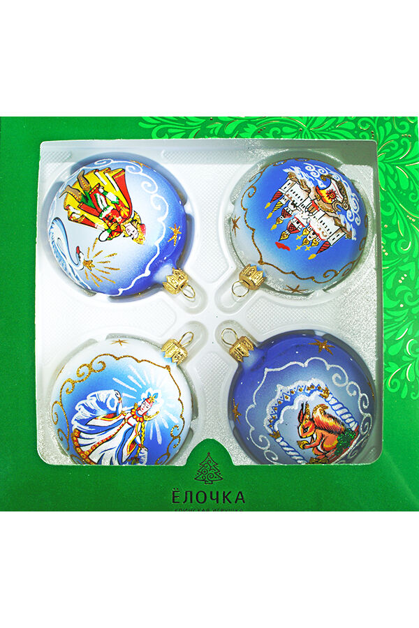 Набор елочных шаров Сказки Пушкина С1596