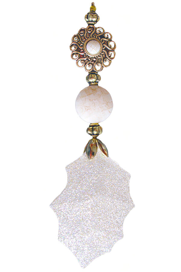 Елочное украшение Подвеска лист 162751