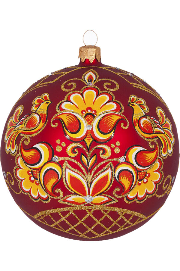 Елочный шар Русский узор С1868