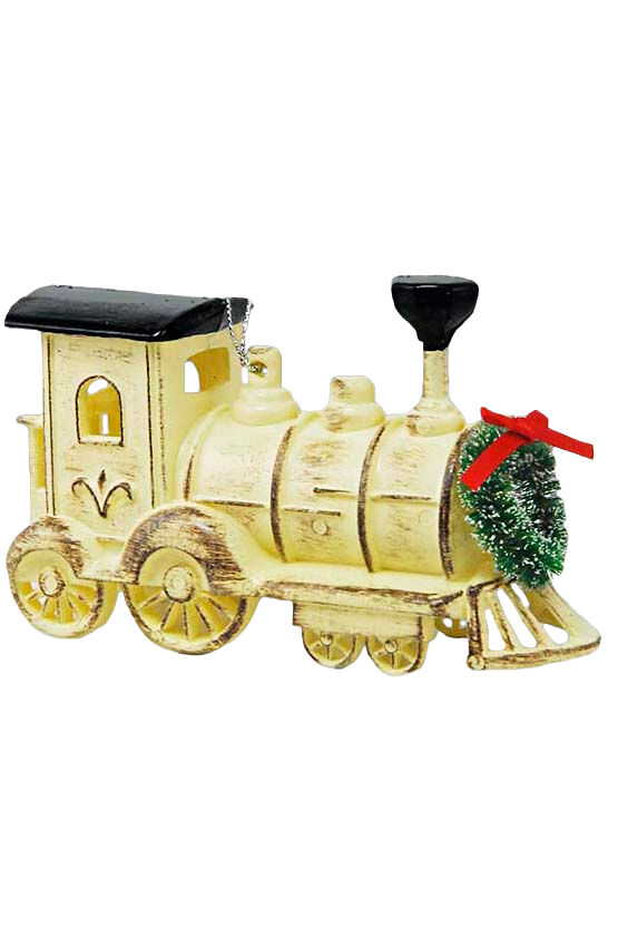 Елочное украшение Паровоз рождественский ретро 190134