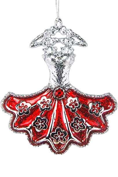 Елочное украшение Платье 190508