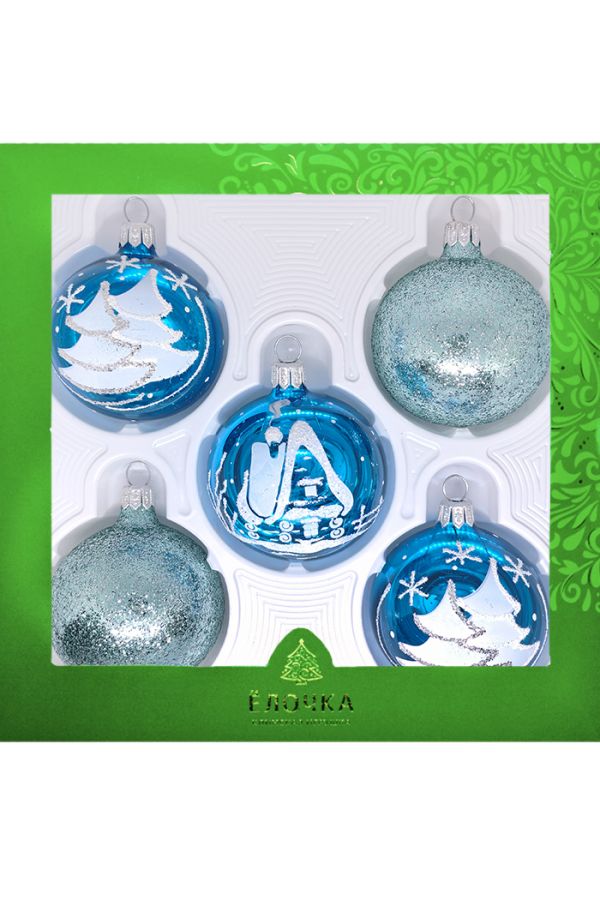 Набор елочных шаров 