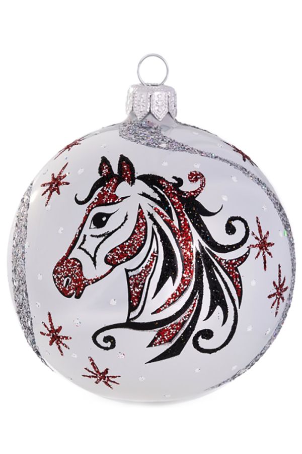 Елочный шар Лошадь  Космос С206