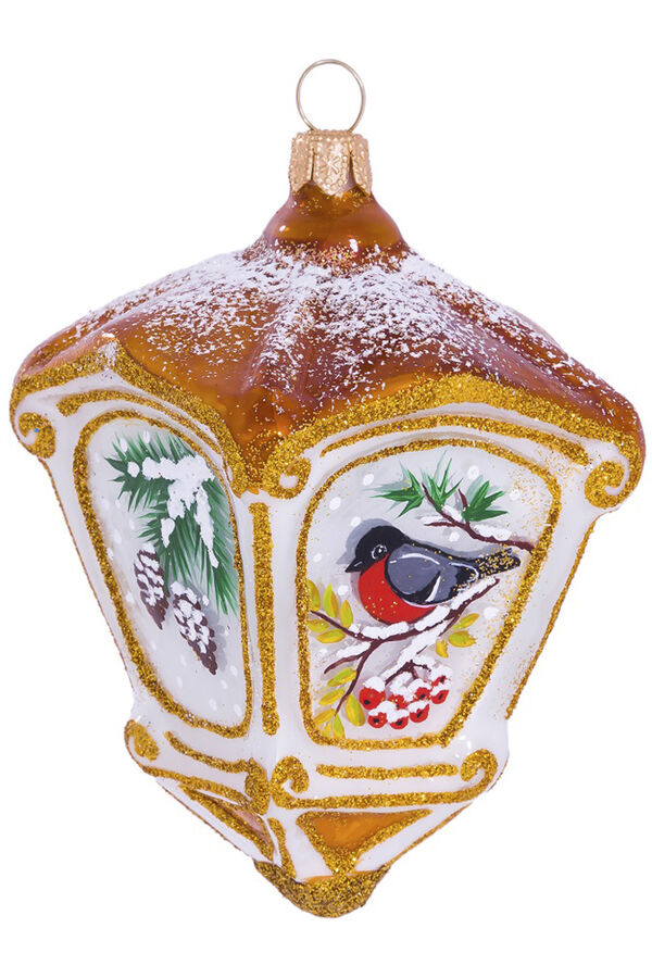 Елочное украшение Фонарь Ветка С2280