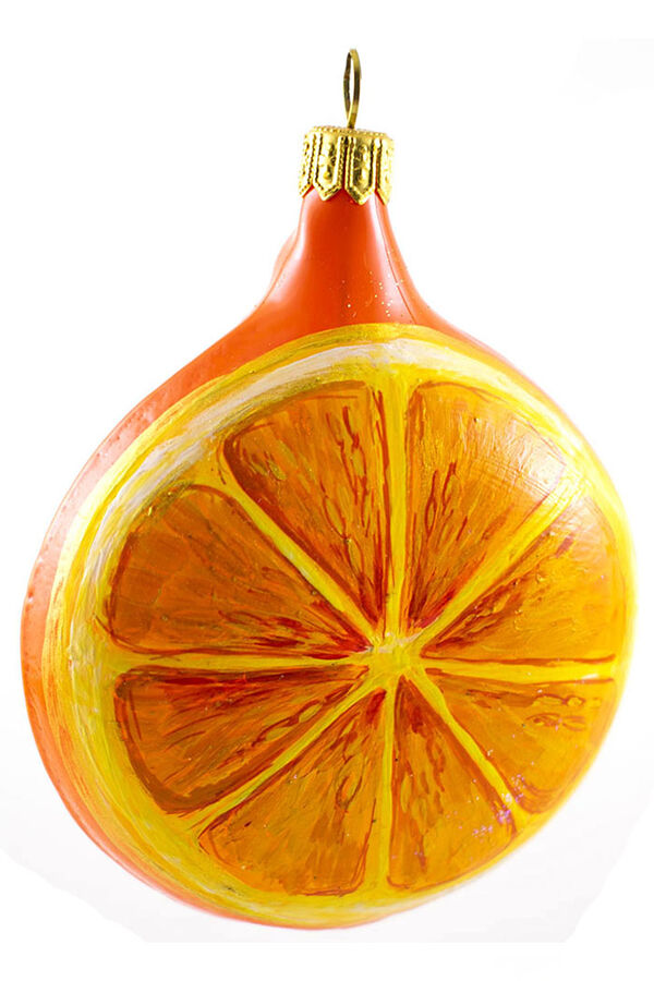 Елочное украшение Медальон Апельсин НП-2637