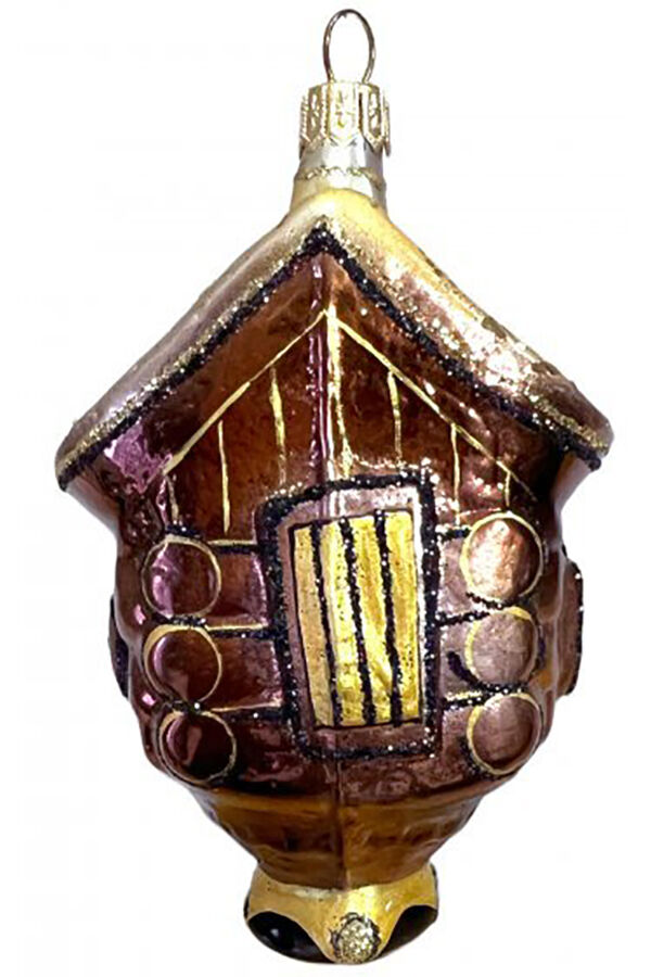 Елочное украшение Избушка Бабы Яги БС-3283