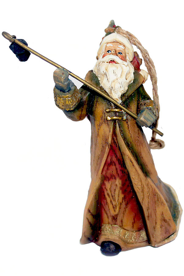 Елочное украшение Статуэтка-подвеска 3D  Санта 3D1102