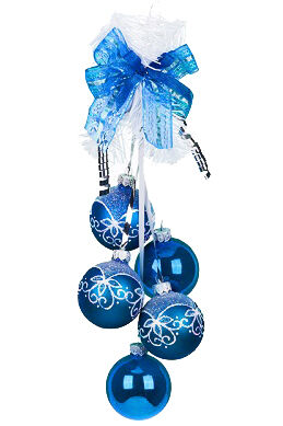 Елочное украшение Гирлянда Калинка С432
