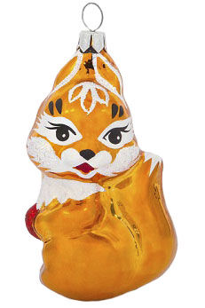 Елочное украшение Белочка С652