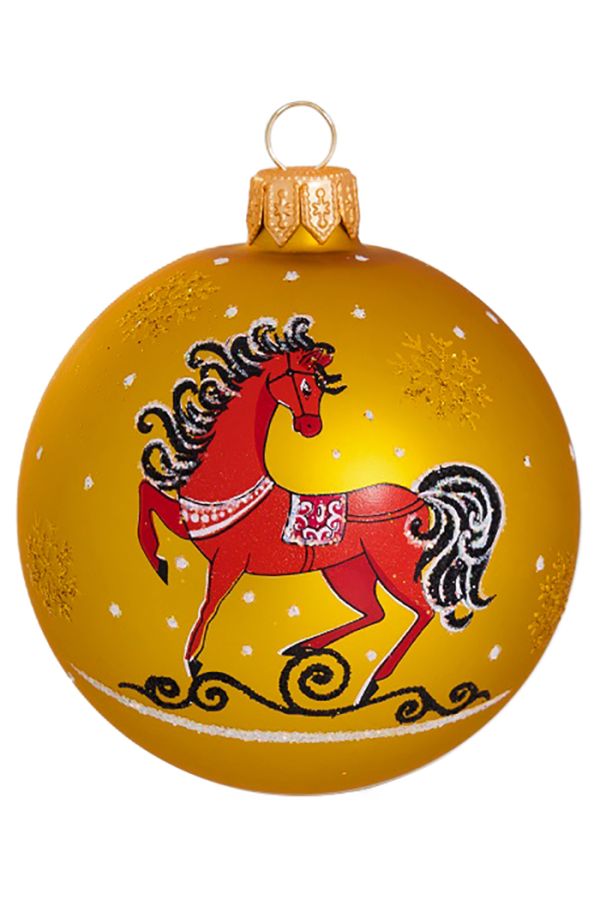 Елочный шар Лошадь Боян С863