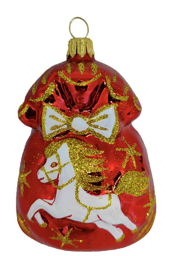 Елочное украшение Подарок Лошадь С935