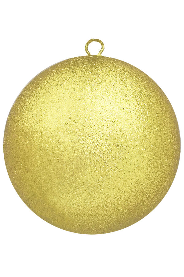 Шар Искристый пенополистирол 35см золото  