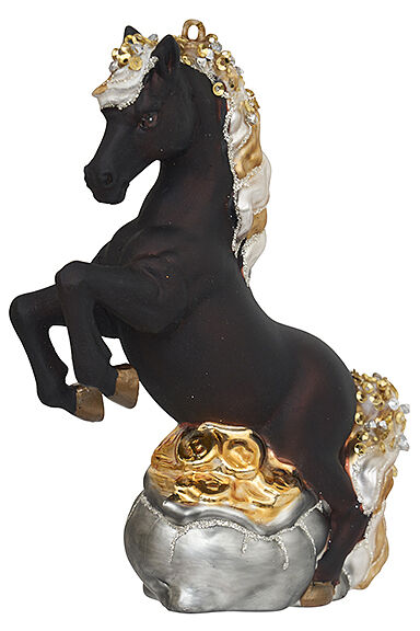 Лошадь Оникс с золотыми монетами GLT1350