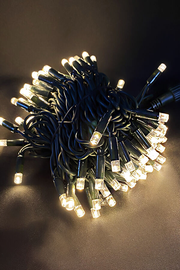 Электрогирлянда Нить 10м LED-PLR-100-10M-240V-WW/DG Fl