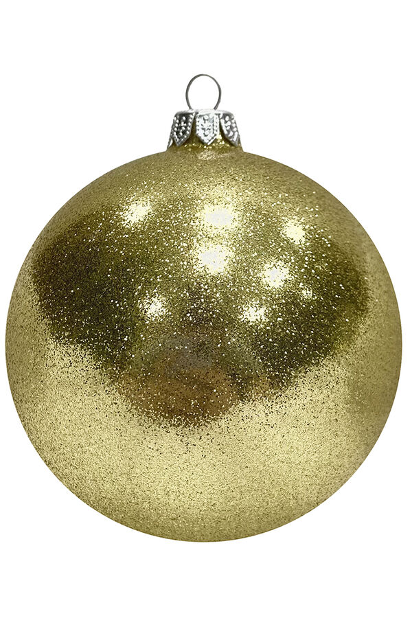 Пластиковый шар Искристый от 12 до 50 см золото