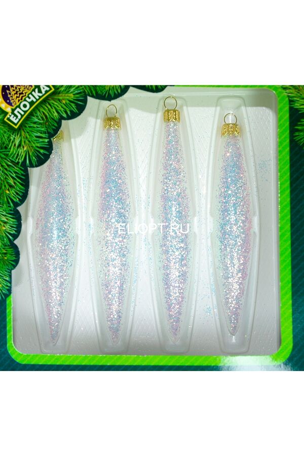Набор елочных украшений Ледяной С454