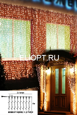 Световой занавес 2,4х6,0(h)м CL1425-E