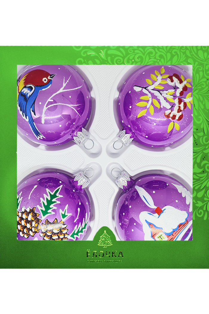 Набор елочных шаров 